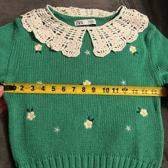 ZARA Embroidered Knit Sweater - Picture 10 of 10